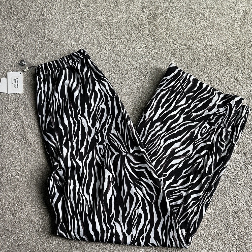 BYEGREIS Zebra Print Pants